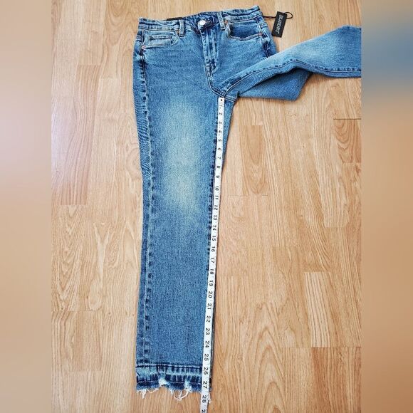 Blank NYC | 'The Madison' High Rise Crop Released Hem Jeans - size 27 - Picture 9 of 12